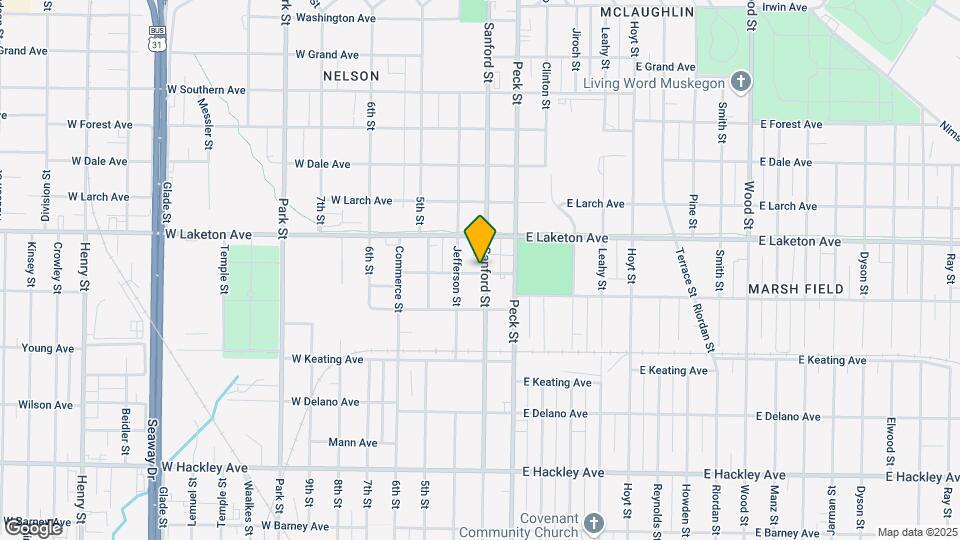 1853 Sanford St Map and Location Details