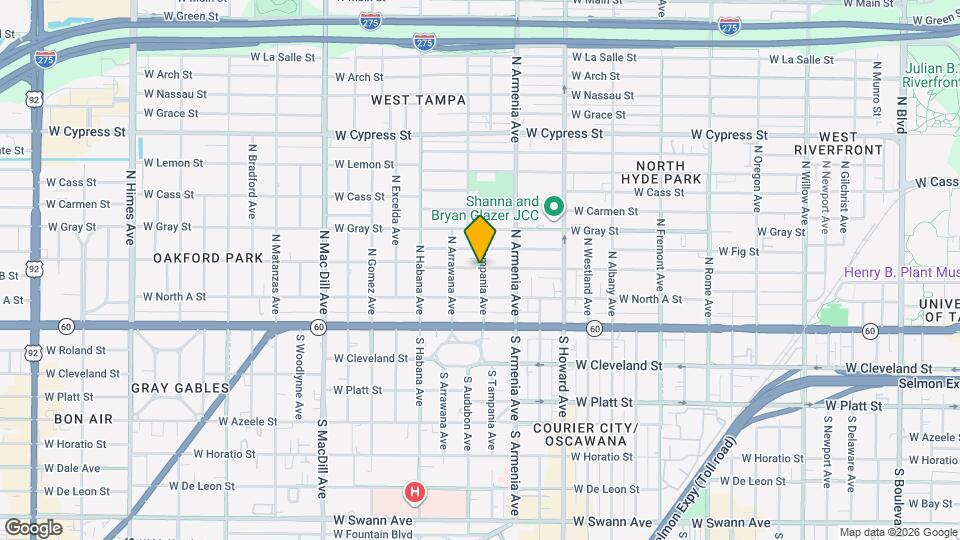 208 N Tampania Ave Map and Location Details