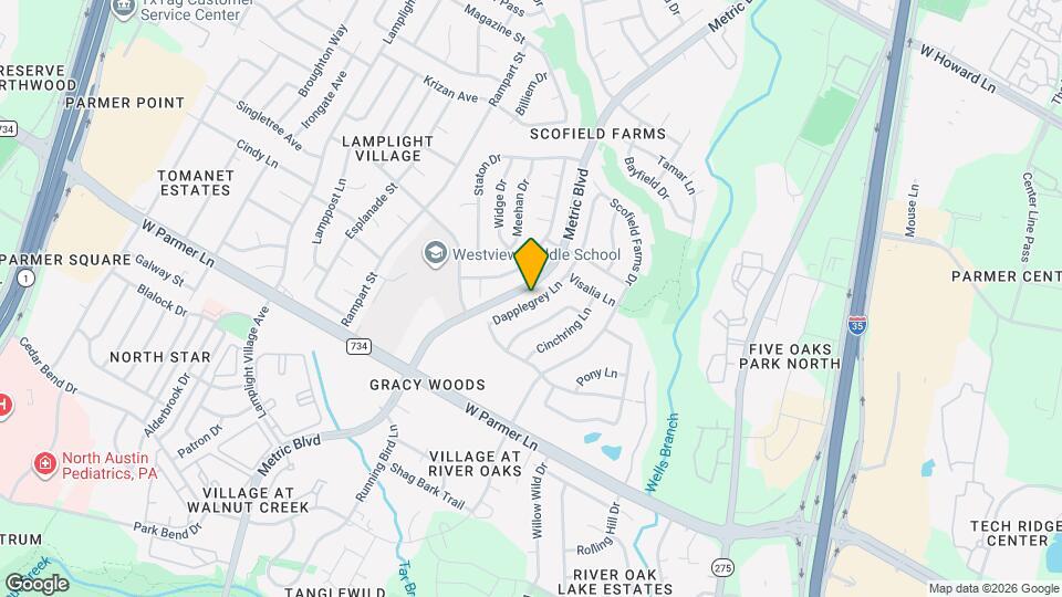 1853 Dapplegrey Ln Map and Location Details