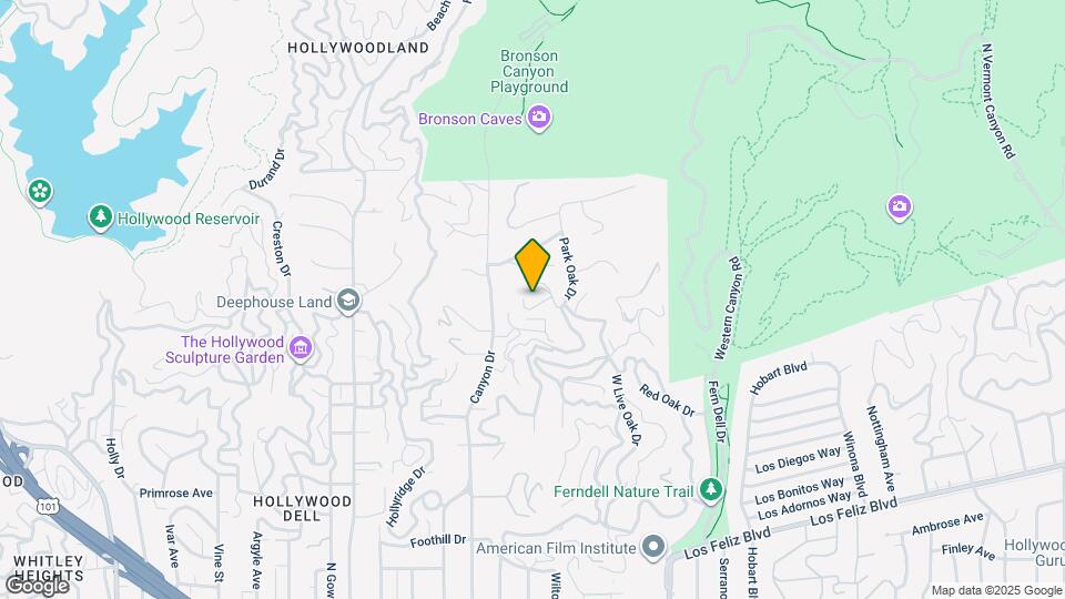 2532 Canyon Oak Dr Map and Location Details