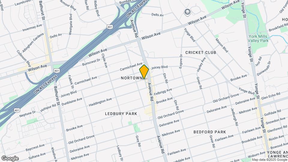 43 Dunblaine Ave Map and Location Details