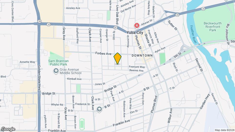 668 Fremont Way Map and Location Details