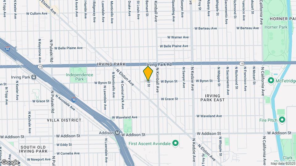 3856 N Bernard St, Unit 1 Map and Location Details