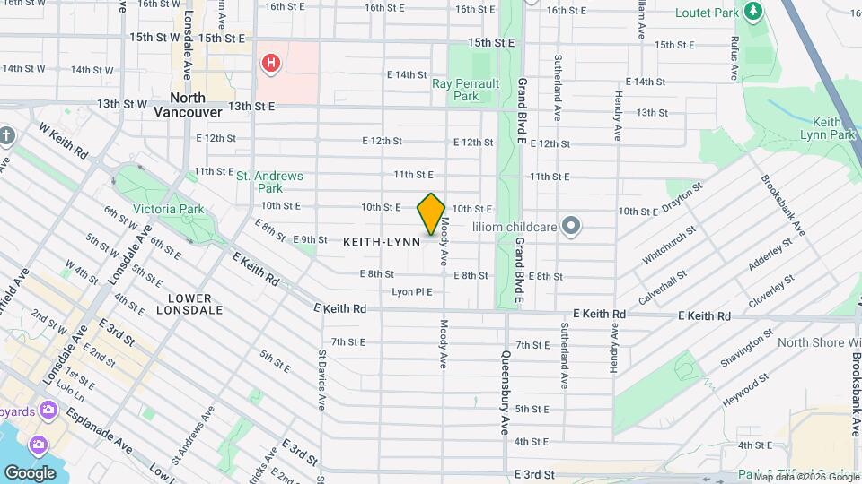 5xx E 9th St Map and Location Details