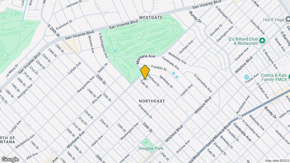 823 Yale St Map and Location Details