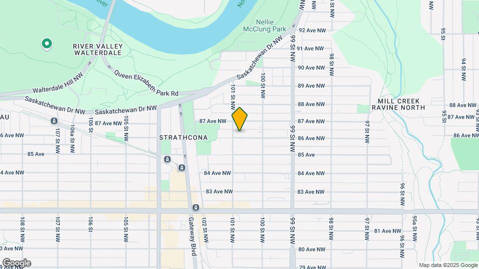 10040 86 Av NW Map and Location Details