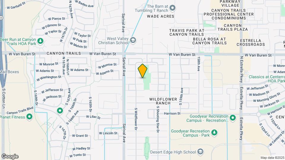 16175 W Washington St Map and Location Details