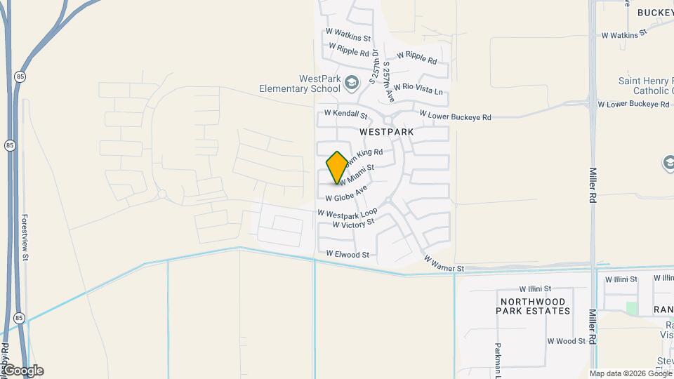 25825 W Miami St Map and Location Details