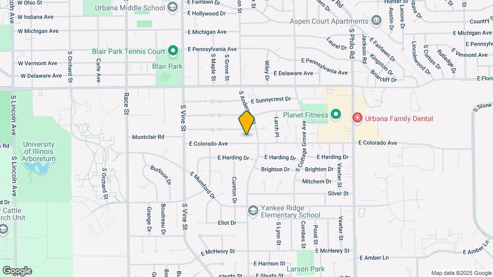 612 E Colorado Ave Map and Location Details