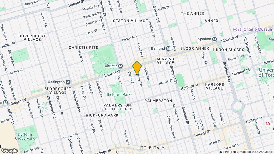 628 Manning Ave Map and Location Details