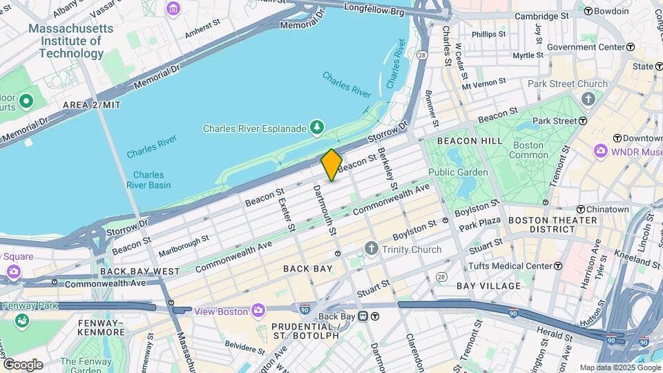127 Marlborough St, Unit 5 Map and Location Details