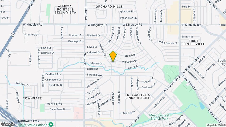 3622 Douglas Dr Map and Location Details