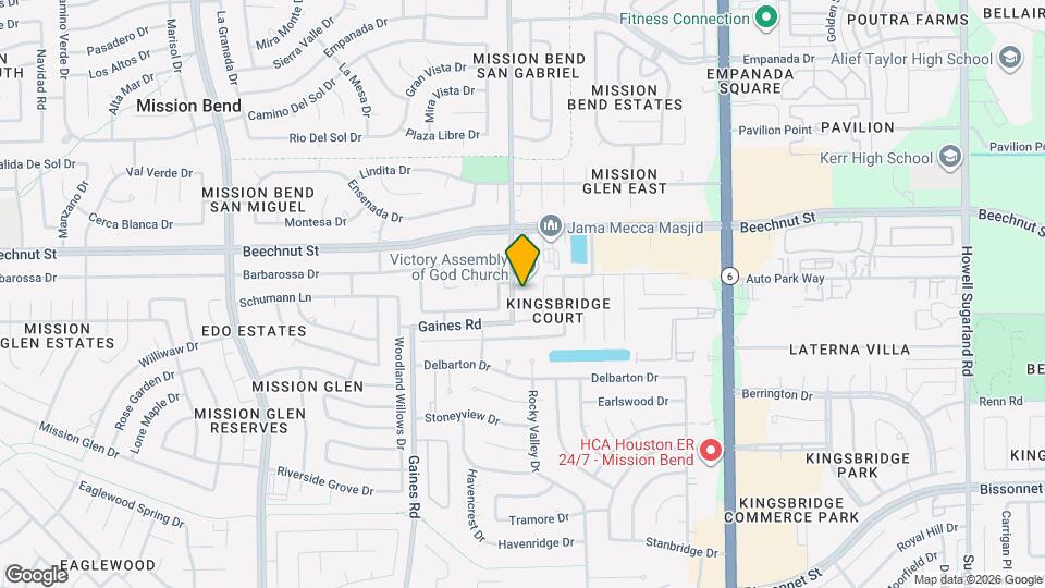 15118 Gaines Meadow Ct Mapa y Detalles de la Ubicación