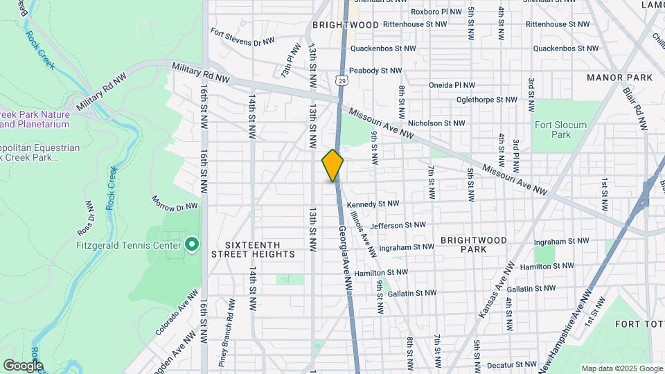 1206 Longfellow St NW-Unit -4 Map and Location Details