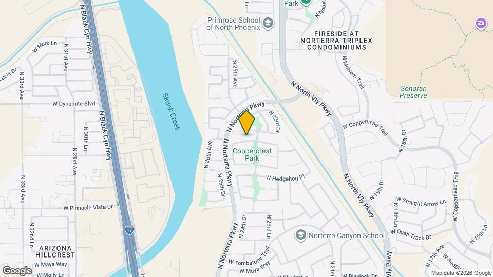 2420 W Blue Sky Dr Map and Location Details