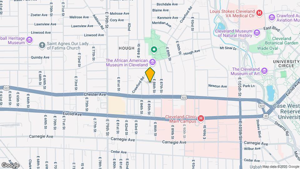 1839 E 85th St Map and Location Details