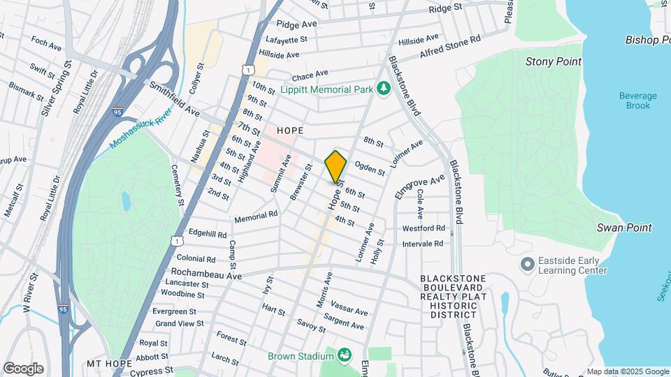 856 Hope St, Unit 2 Map and Location Details