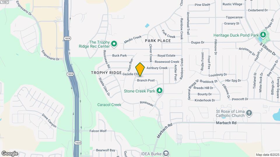 10523 Branch Post Map and Location Details