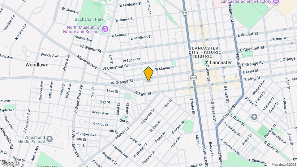 437 W Grant St Map and Location Details