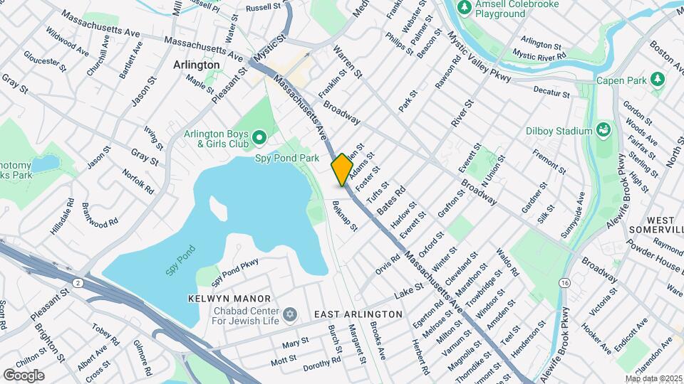 314 Massachusetts Ave, Unit 2 Map and Location Details