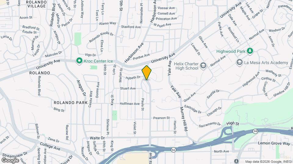 4152 Massachusetts Ave Map and Location Details