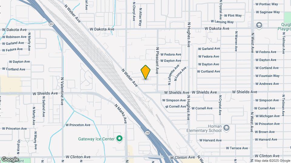 2630 W Andrews Ave Map and Location Details