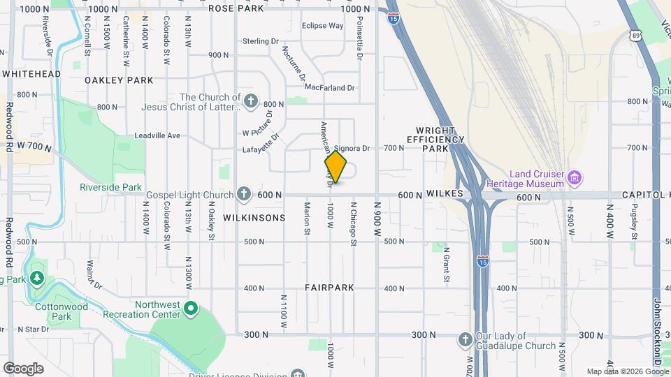 602 American Beauty Dr Map and Location Details