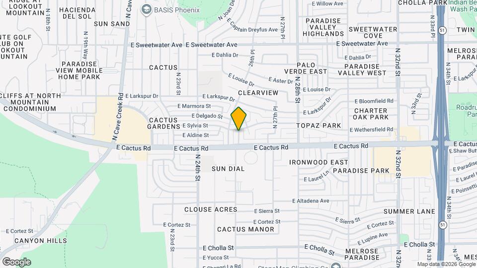 12224 N 26th St Mapa y Detalles de la Ubicación