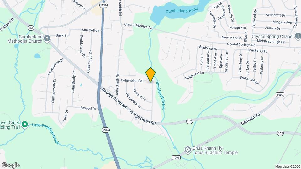 5861 Columbine Rd Map and Location Details