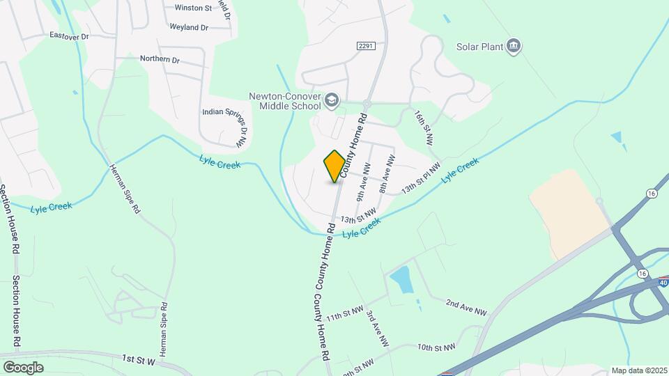 1315 County Home Rd Map and Location Details