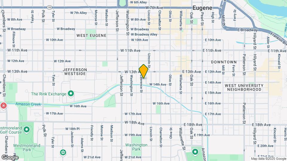 1381 Lawrence St Map and Location Details