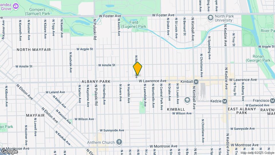 4810 N Ridgeway Ave Map and Location Details