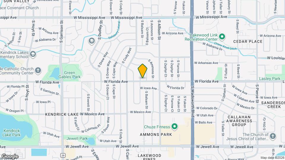 8285 W Florida Ave Map and Location Details