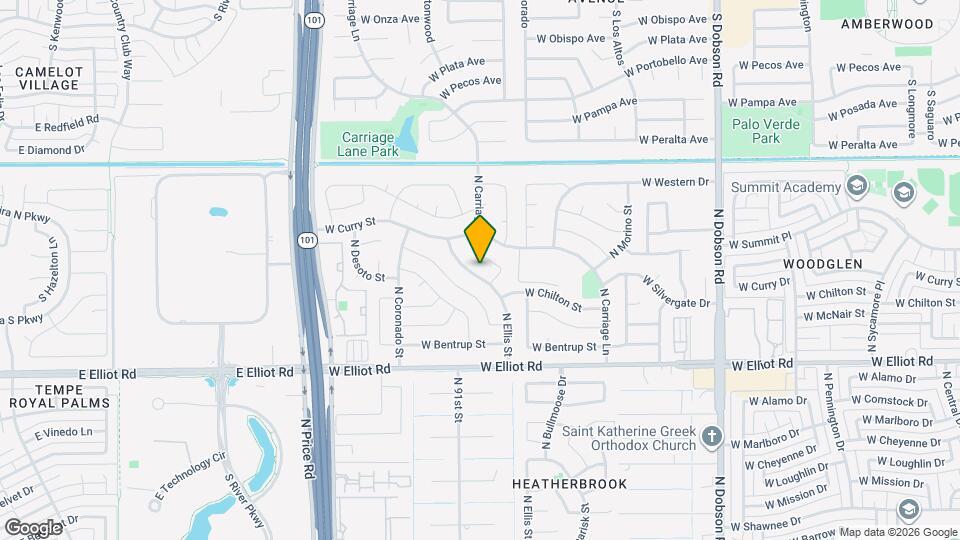 3217 N Ellis St Map and Location Details