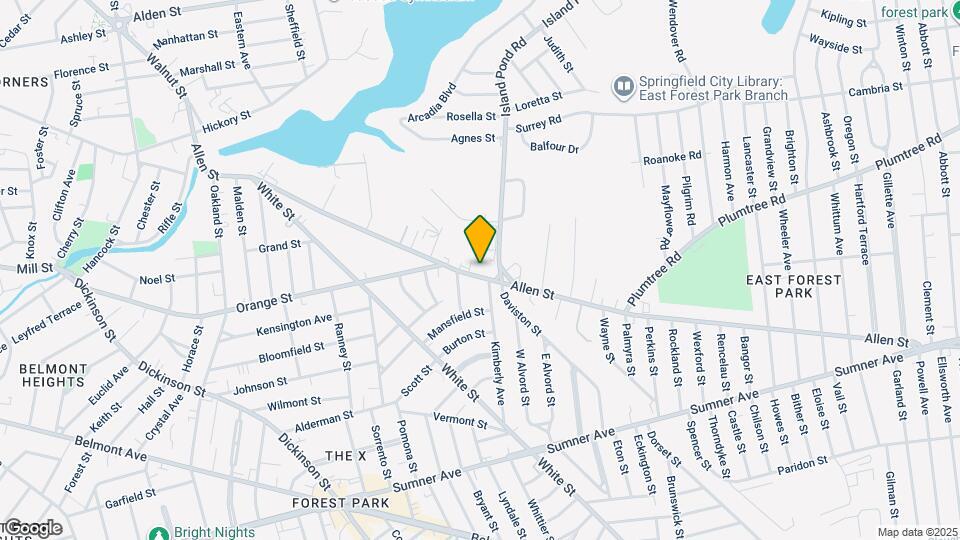 341 Allen St, Unit Unit 2R Map and Location Details