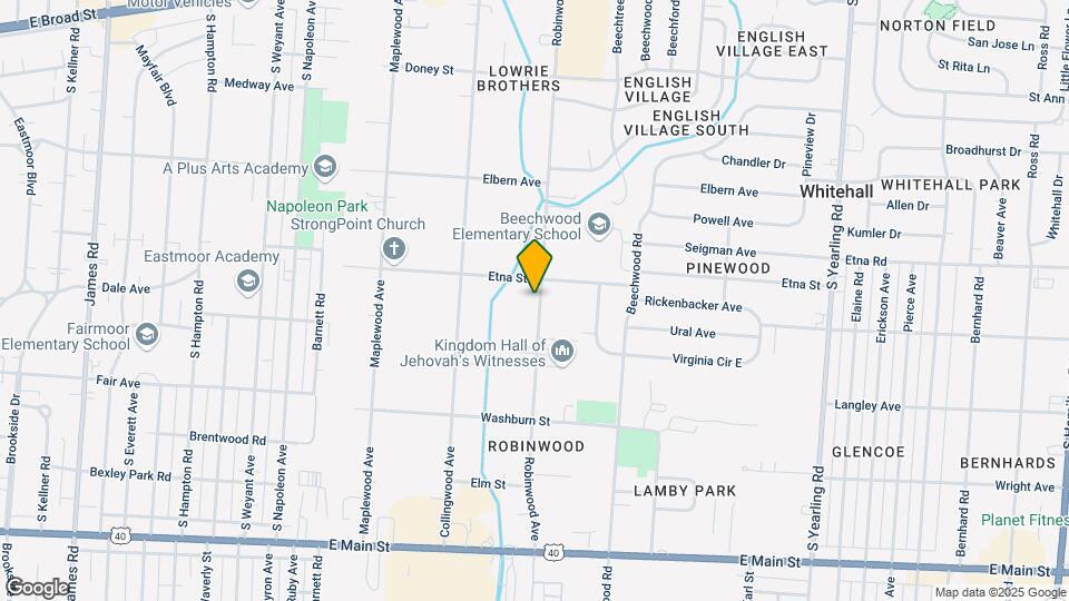 475 Robinwood Ave Mapa y Detalles de la Ubicación