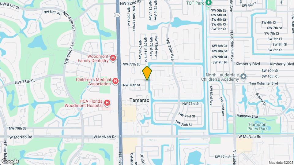 7610 NW 73rd Ter Map and Location Details