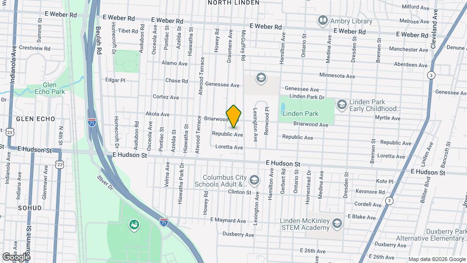 1050 Republic Ave Map and Location Details