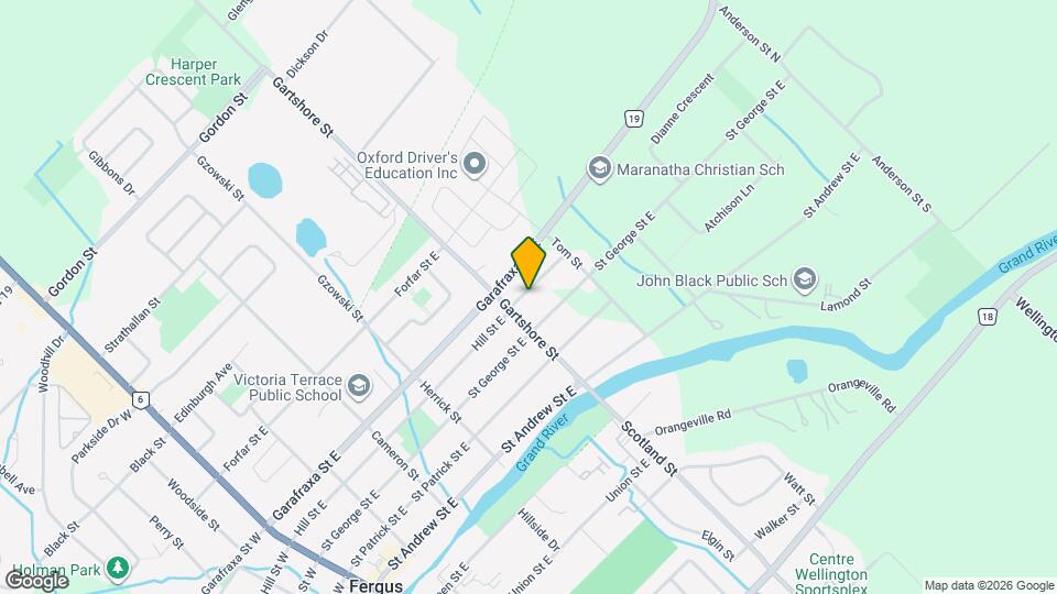 545 Hill St E Map and Location Details