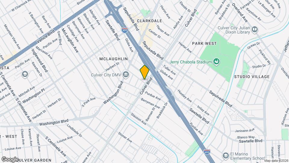 11333 Culver Blvd Map and Location Details