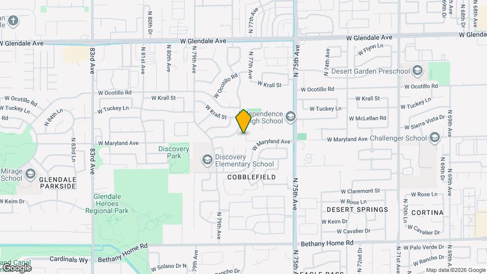 6585 N 77th Dr Map and Location Details