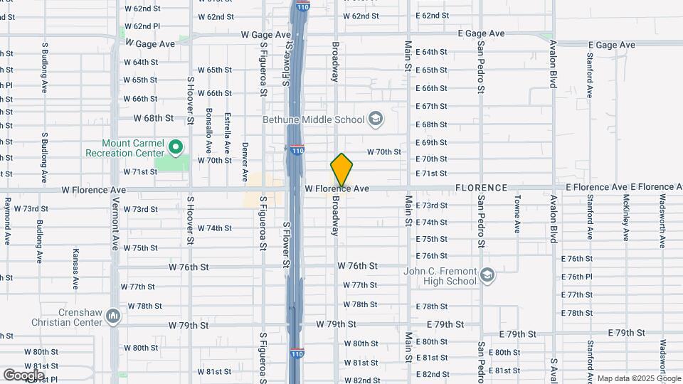 256 W Florence Ave, Unit 203 Map and Location Details