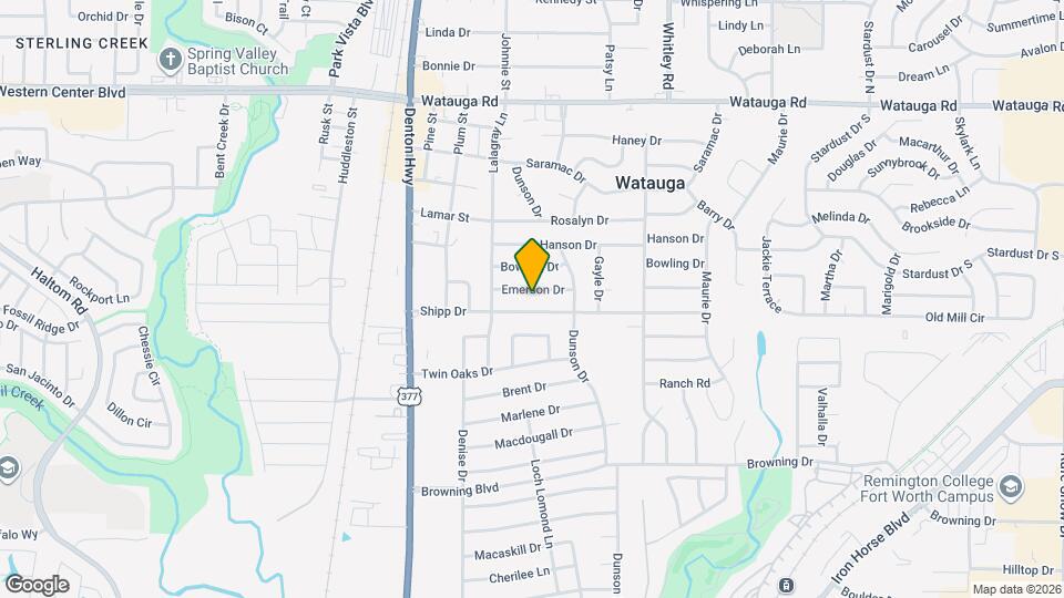 5728 Emerson Dr Map and Location Details