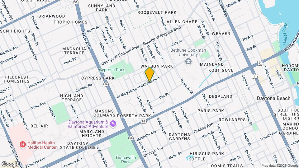 859 Dr Mary McLeod Bethune Blvd Map and Location Details