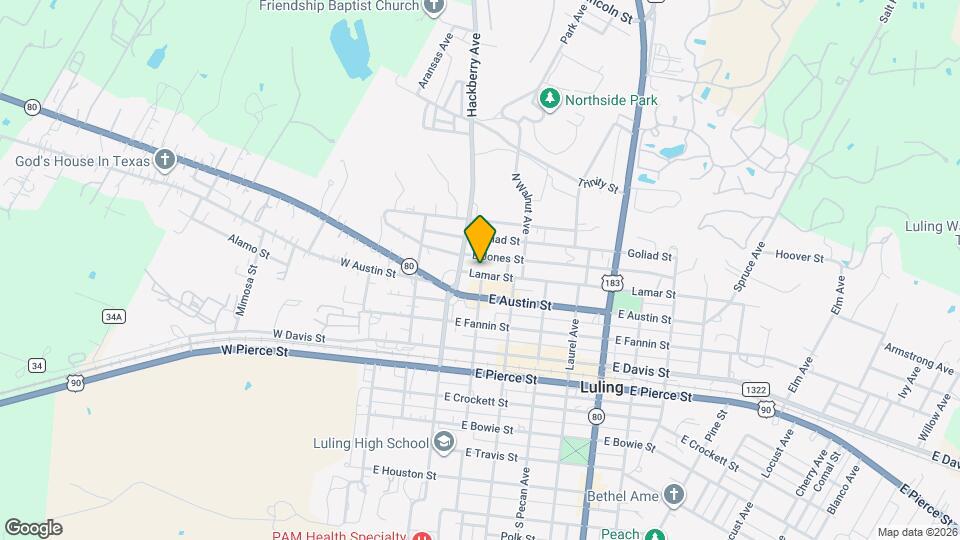 225 Lamar St Map and Location Details