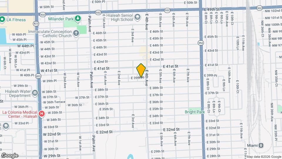 361 E 39th St Map and Location Details