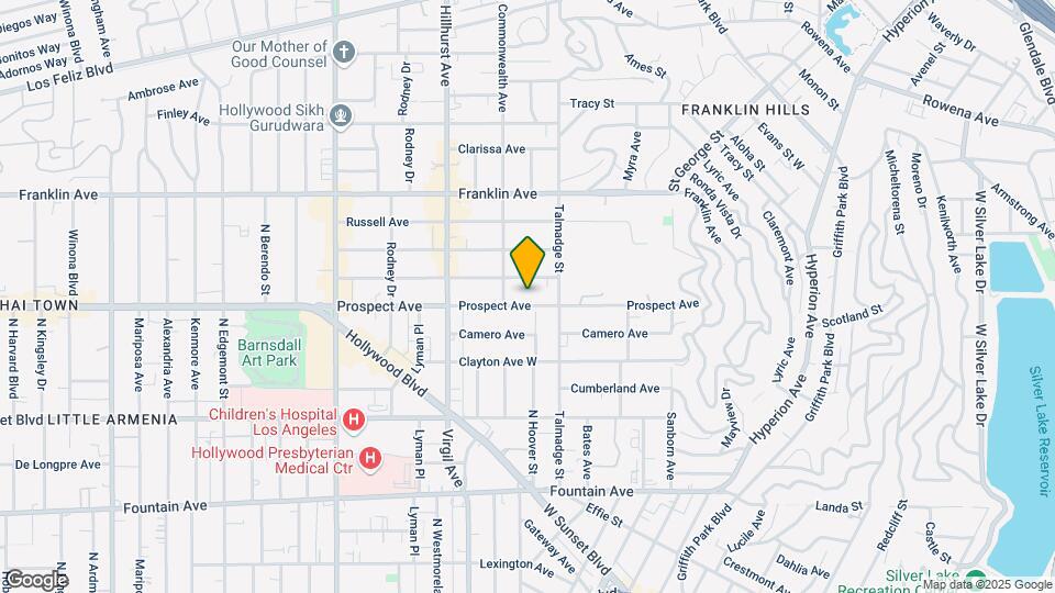 4335 Prospect Ave Map and Location Details