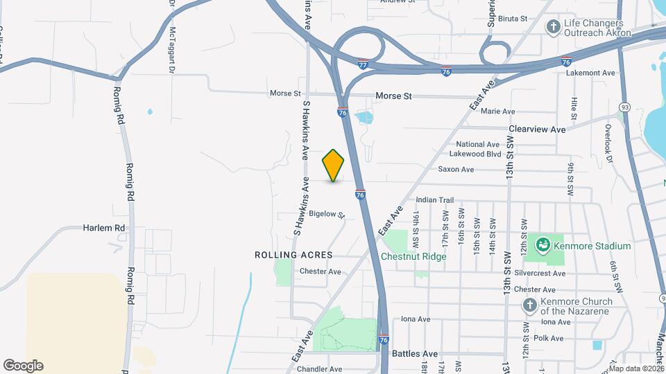 1156 Jason Ave Map and Location Details