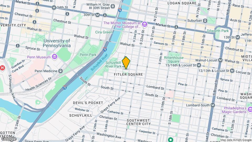 2310 Delancey St Map and Location Details