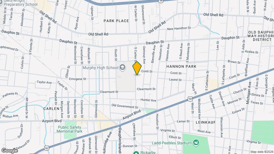 109 S Carlen St Mapa y Detalles de la Ubicación